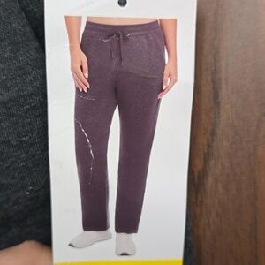 Danskin Size S Grey Fleece Lined Lounge Pant
